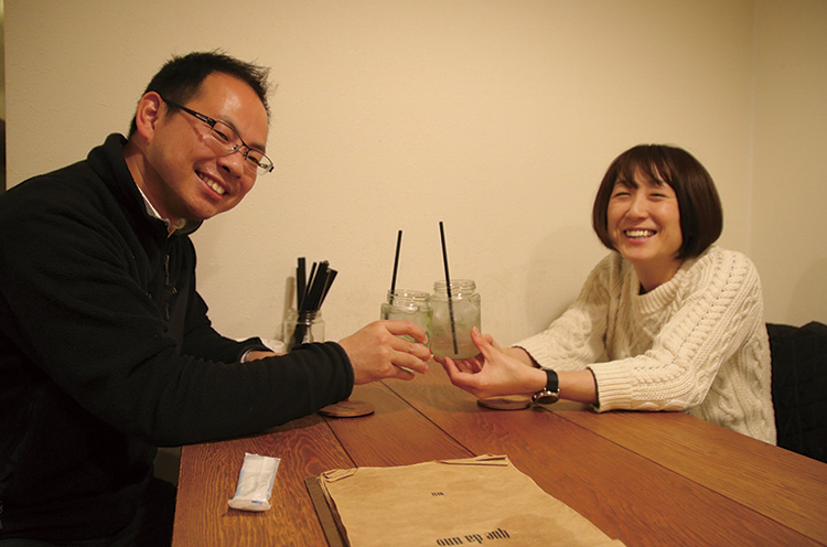 まずは『日本酒モヒート』で乾杯！