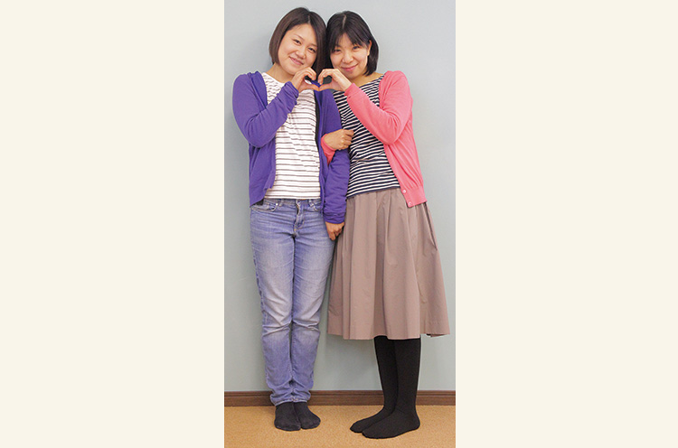 (写真左）食担当小林泰子さん／（写真右）代表 羽賀万起子さん。「自分の好きなことを知り、豊かな心を育む学園です！」