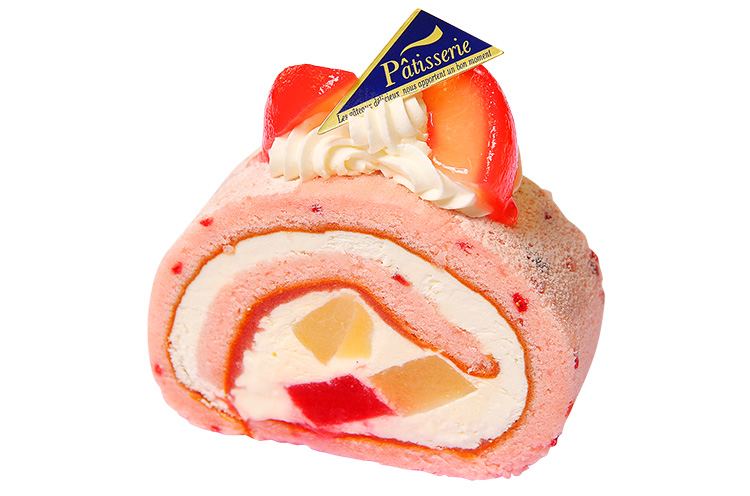 【新潟市西蒲区】まつ屋の『白桃のロールケーキ』