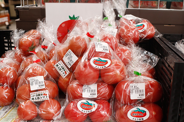 夏にかけては北区産のトマトがおすすめ！