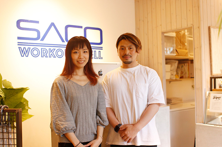 池ヶ谷さんとSACO WORKOUT WELL代表の迫慶太さん