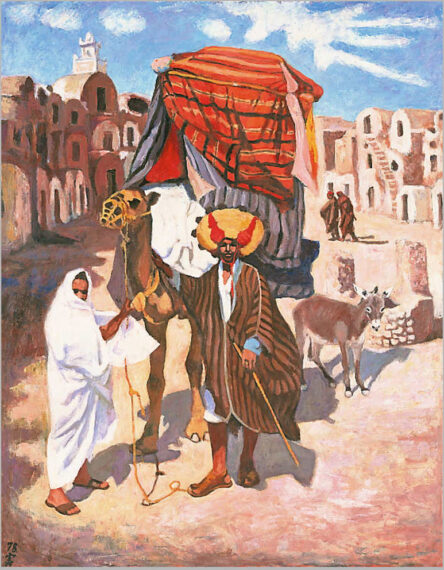 桑原実《駱駝の馭者（チュニジア）》1978年