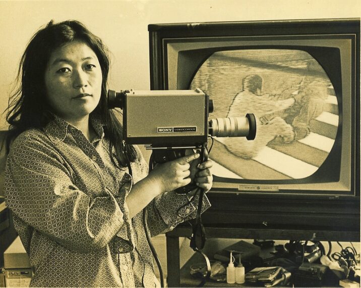 Shigeko Kubota Portrait © Tom Haar, 1972 Courtesy of Tom Haar and Shigeko Kubota Video Art Foundation