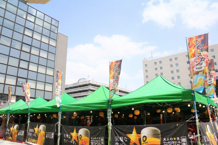 場所は新しくなった万代シテイパーク！　バスセンターの2階だよ