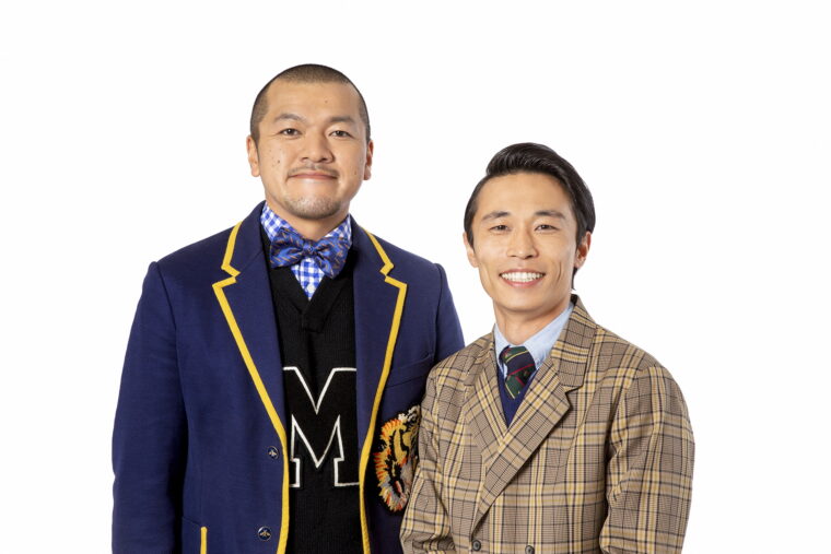 カミナリ。茨城県出身の竹内まなぶ（左）と石田たくみ（右）のコンビ。M-1グランプリ2016・2017ファイナリスト