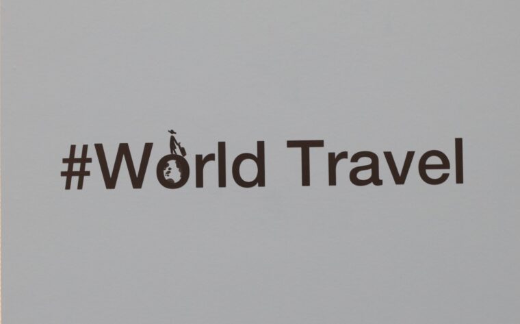 『＃World Travel』のコーナーの目印はこちら