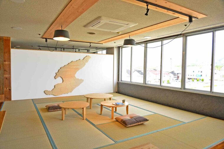 畳の休憩スペース