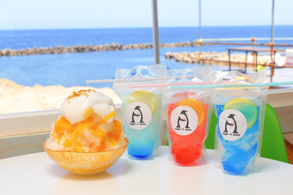sugar＊snow（シュガースノー）】海を眺めながら楽しむ贅沢かき氷と