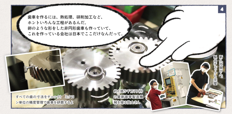 JOYのプチ情報：五円玉は、デザインされた当時の日本 の主な産業 （ 稲穂→農業、水 →水産業 ）を表していて、工業として歯車の絵柄が描かれているんだよ