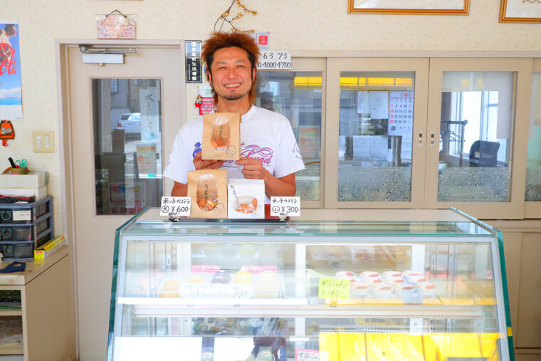 「式菓子やオーダーケーキも受け付けています」と5代目の店長・藤本竜也さん