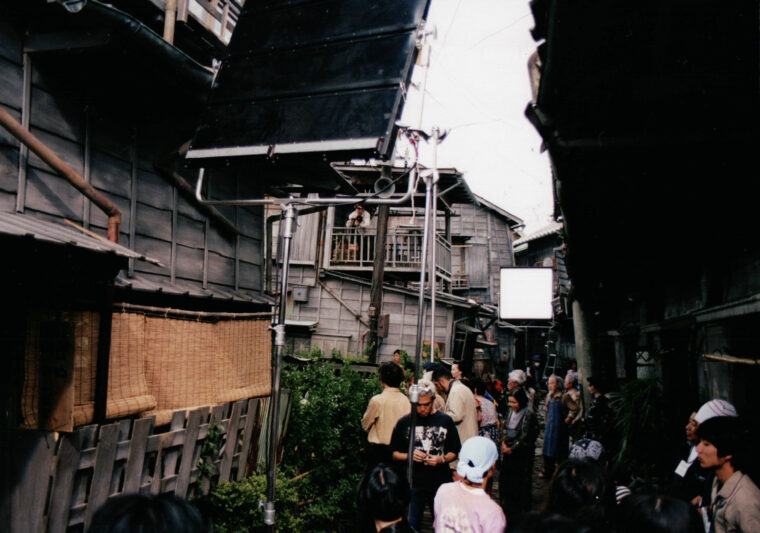 新潟市中央区美咲町（当時は空き地）での撮影　写真提供：にいがたロケネット