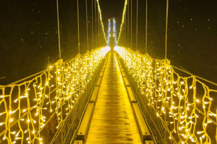 光輝く空中散歩で吊り橋効果！？