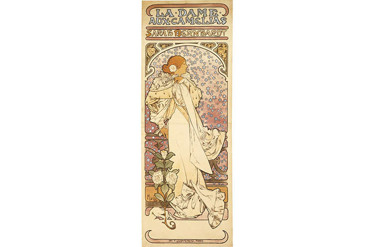 アルフォンス・ミュシャ《椿姫》1896年