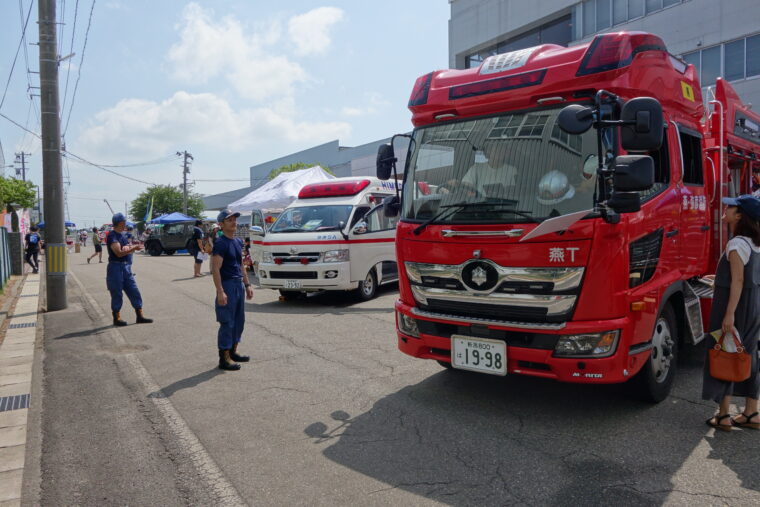 乗車体験、記念撮影もできるよ！ 「はたらく車たち」