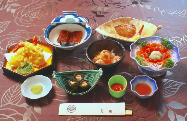 日本料理の技が凝縮された料理が味わえる