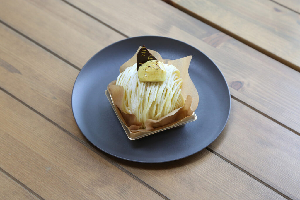 パトラン】鮮やかな黄色とやさしい味わいが特徴の新栗のモンブラン