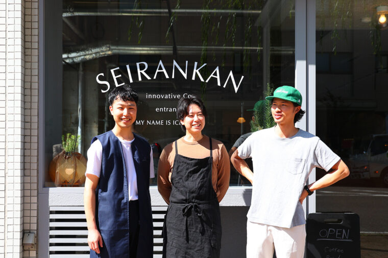 左からのinnovative Co.スタッフ山口さん、entranceの田中さん、MY NAME IS ICE CREAMの青柳さん