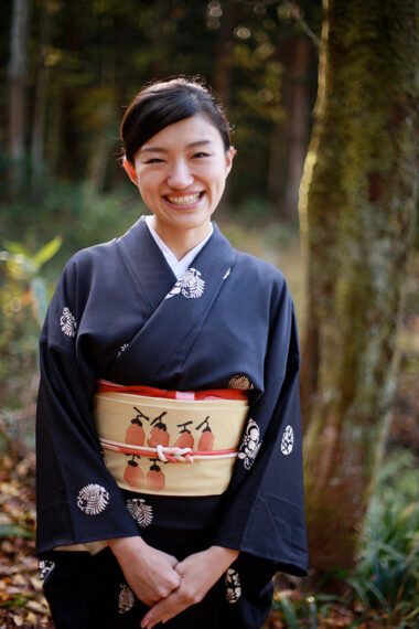 永松祥子さん／酒と相撲、サッカー観戦が大好きな若女将。 はしご酒が趣味で、新潟の食を中心に、お酒の魅力も発信できるよう日々勉強中