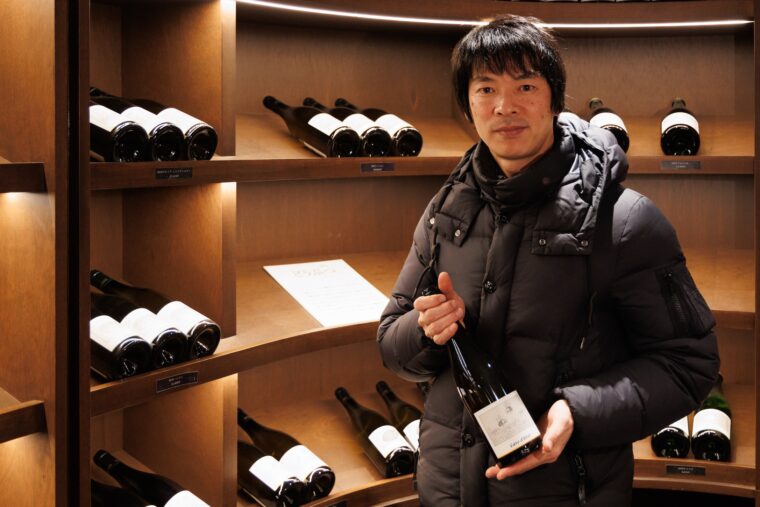 カーブドッチ取締役でワイン醸造家の掛川史人さん