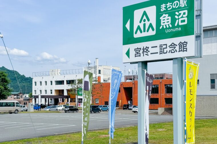 緑の看板が目印