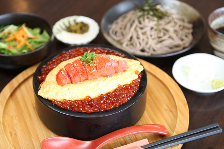 『圧巻のめんたいイクラだし巻き丼』（2,310円）