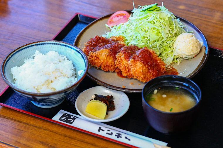 『みそカツ定食』のヒレ（1,680円）