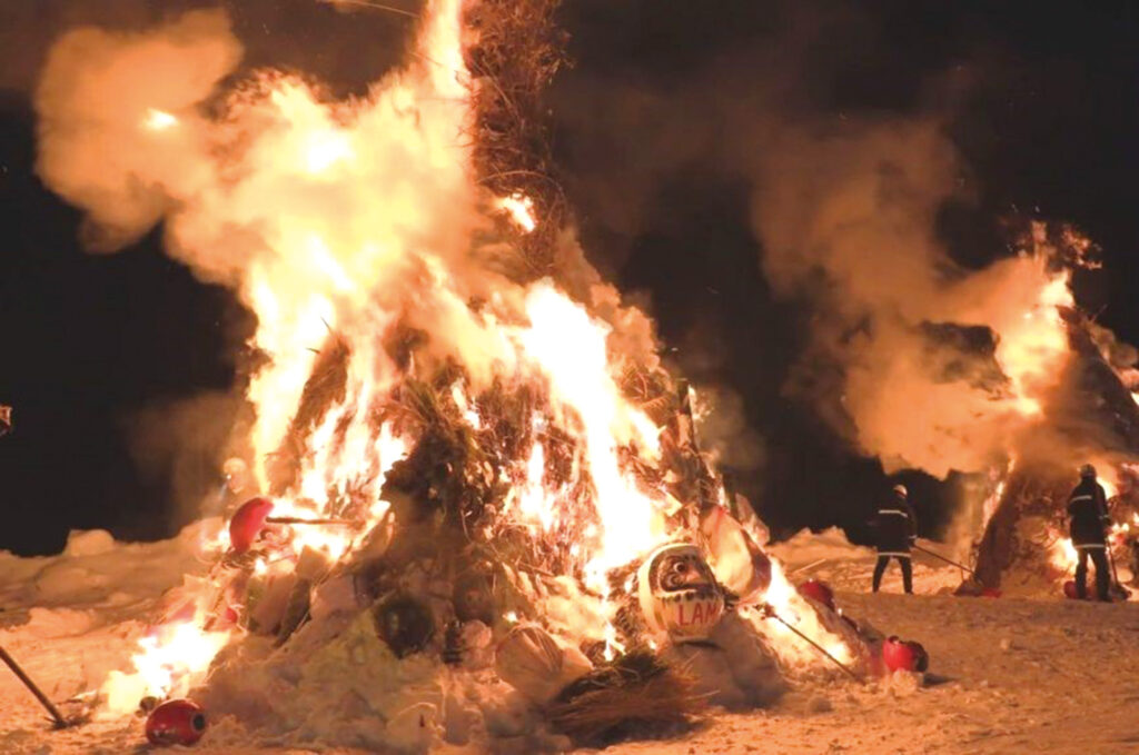 妙高市・2025ダイナマイトカーニバル in SUGINOSAWA】『どんど焼き』と