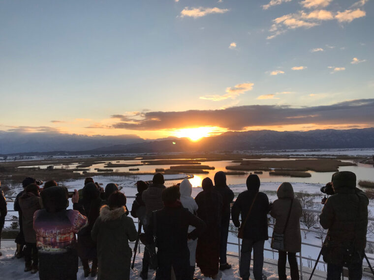 今年の初日の出はビュー「福島潟」で見ましょう！