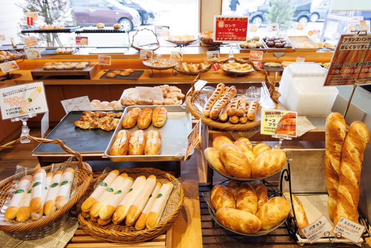 ズラリと並ぶパンにワクワク
