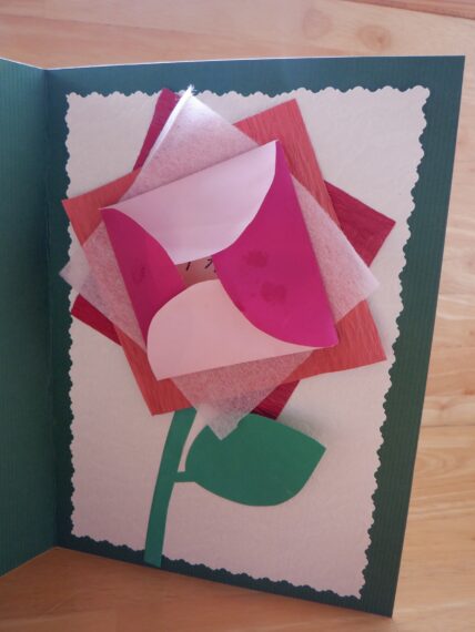 バラのカードの一例