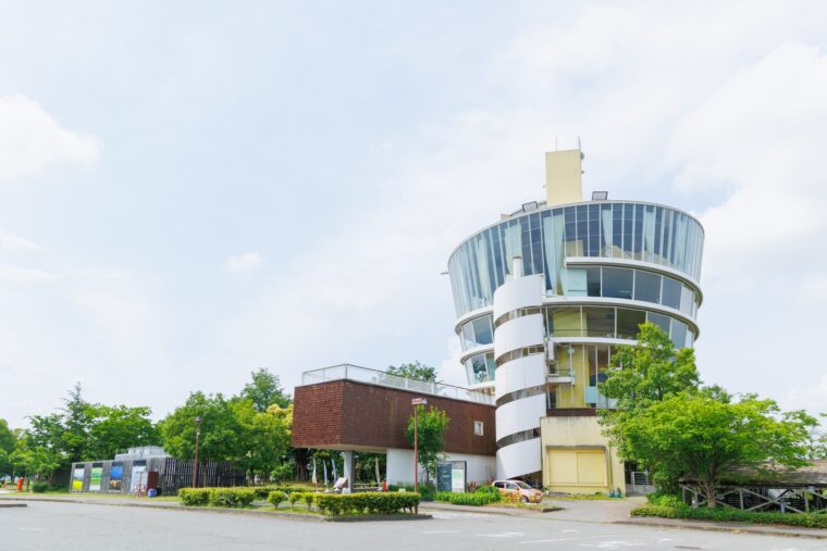 水の駅「ビュー福島潟」の外観