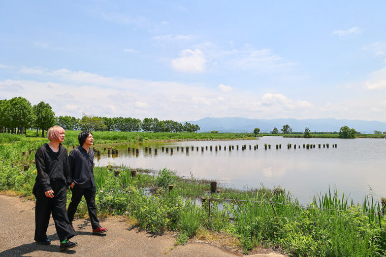 福島潟をゆっくり散歩！