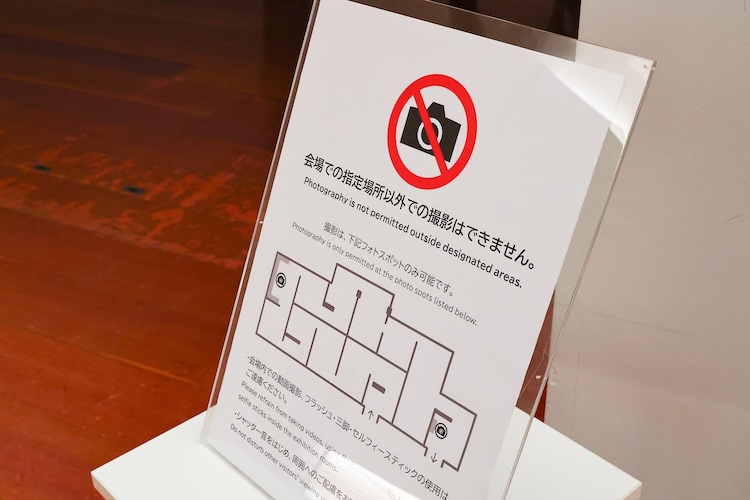 フォトスポットは会場内に2ヵ所あります。ルールを守って夏の思い出に