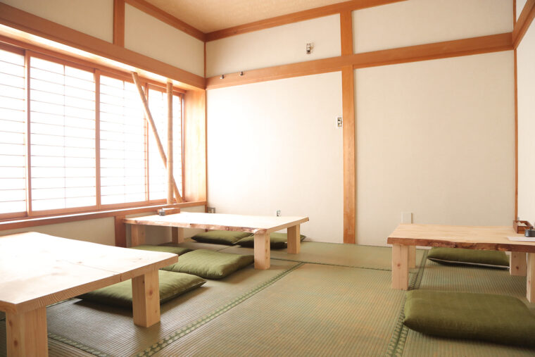 畳の座敷席