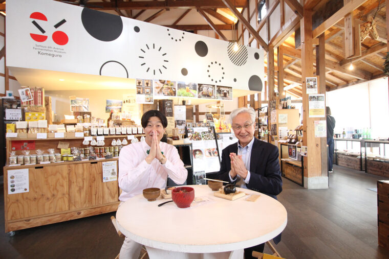 磯田達伸 長岡市長（右）／1951年長岡市生まれ。高校時代はバスケ部で活躍。趣味はジャズ鑑賞。自作自食の料理や日常風景を紹介するインスタグラムも日々更新中