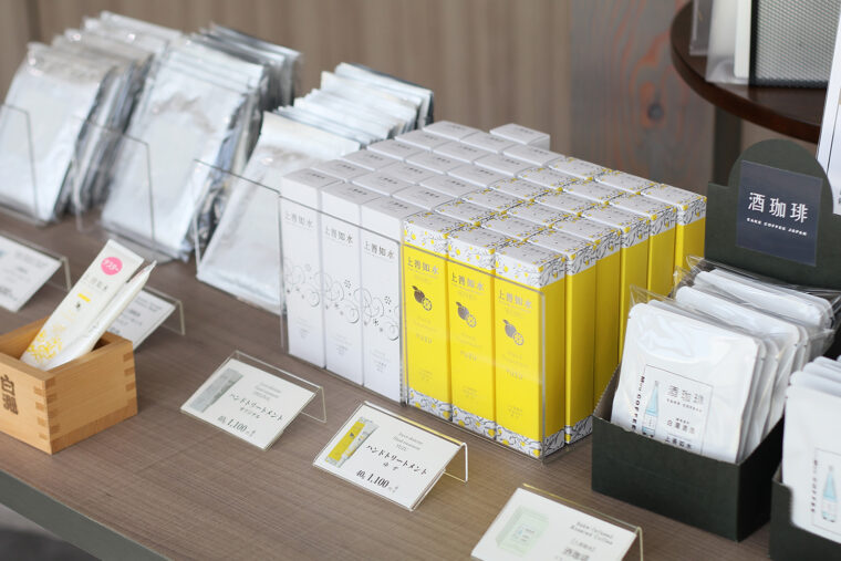 日本酒を使った化粧品