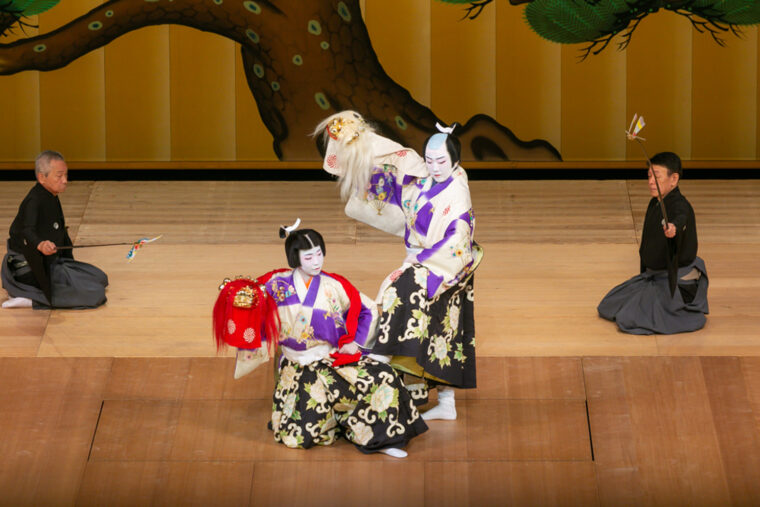 前回公演の『連獅子』より