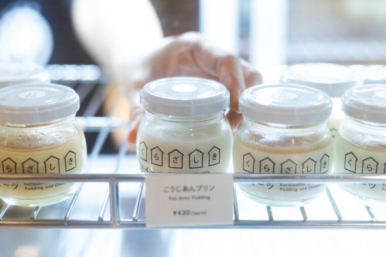 プリンやチーズケーキ、ガトーショコラなど味噌を使ったスイーツを提供しています