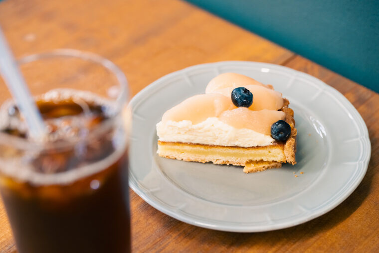 『Soraの気まぐれおやつ』。撮影時は『桃のタルト』（680 円）