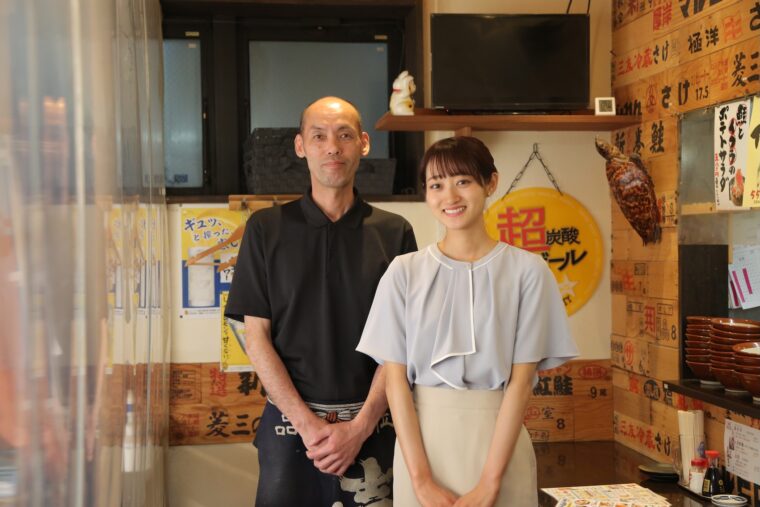 店長の中原さんと富沢さん
