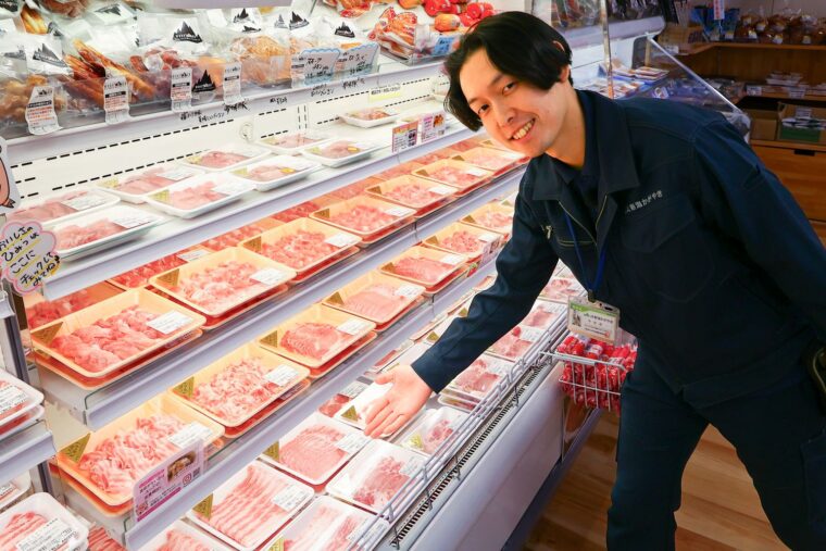 JA新潟かがやきしろね北アグリセンターの中村さんが案内してくれました