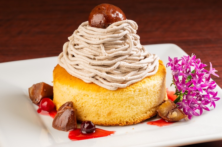 『渋皮栗のモンブランパンケーキ』（1,265円）