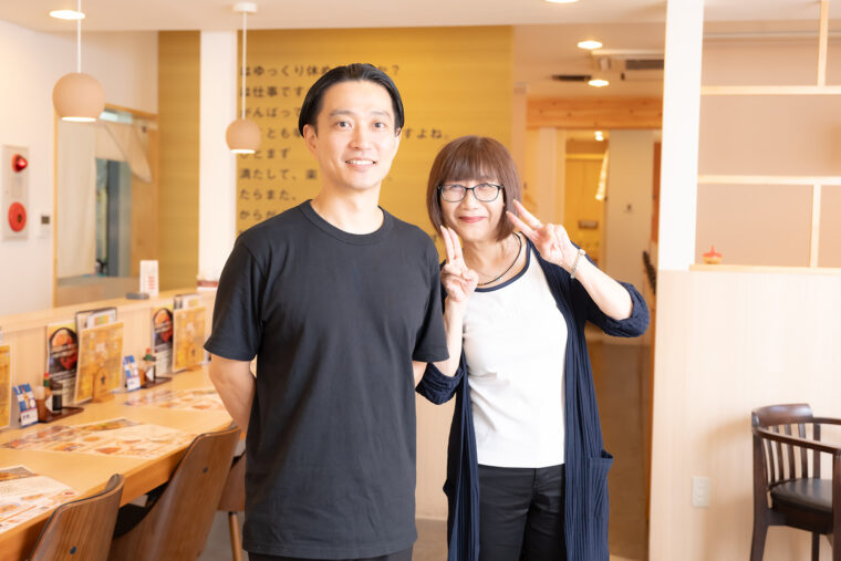 店主の今成さんと山﨑さん