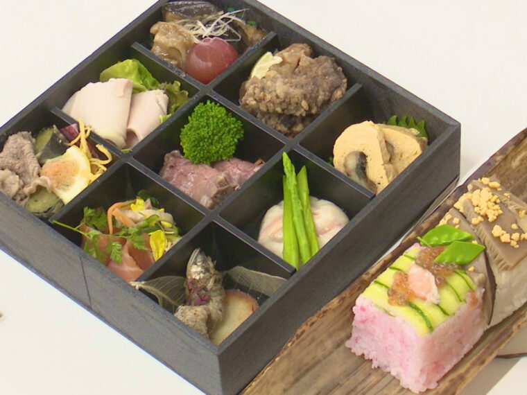 7月のイベントで振る舞われた、南極で作った料理をアレンジしたお弁当