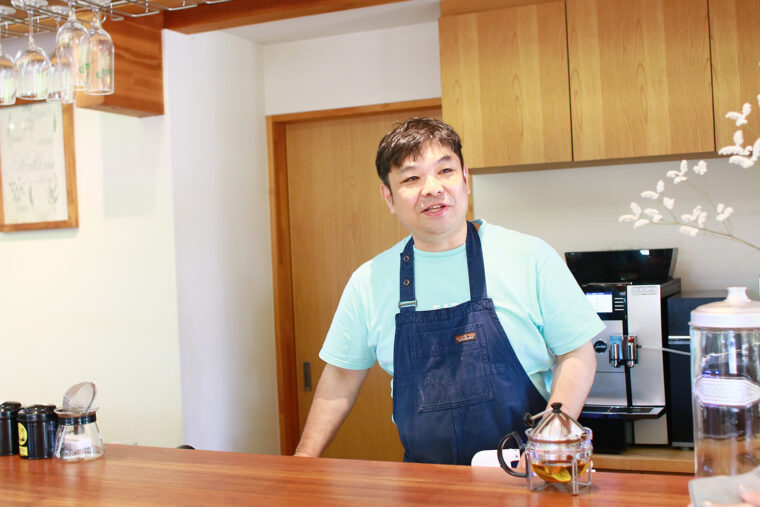 手作りにとことんこだわるシェフの田澤さん