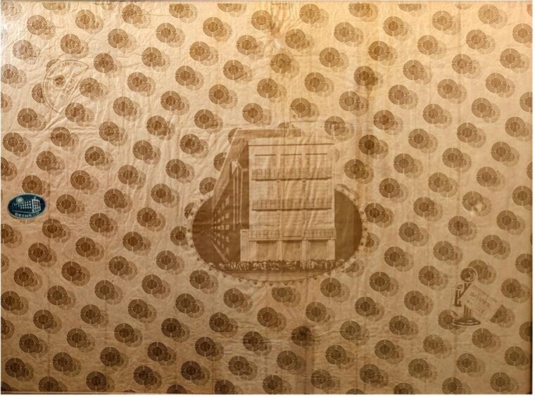 小林呉服店包装紙、昭和6～11年（古町6、新潟ビル内）