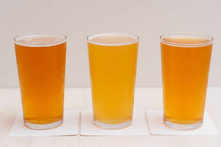 3種のビールを用意。