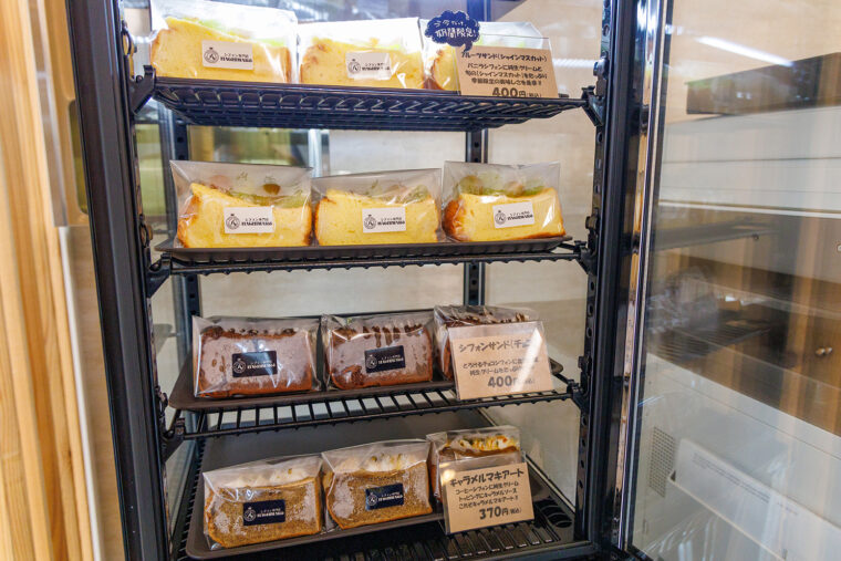 サンド系のシフォンケーキも！