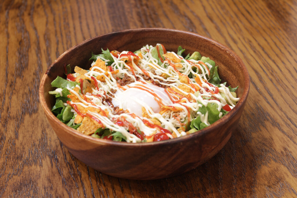 ラグーナスクエア】これも丼!?お野菜たっぷりタコライス｜新潟市北区豊栄