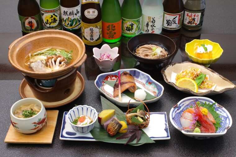 ※写真は2時間飲み放題付き会席フルコース